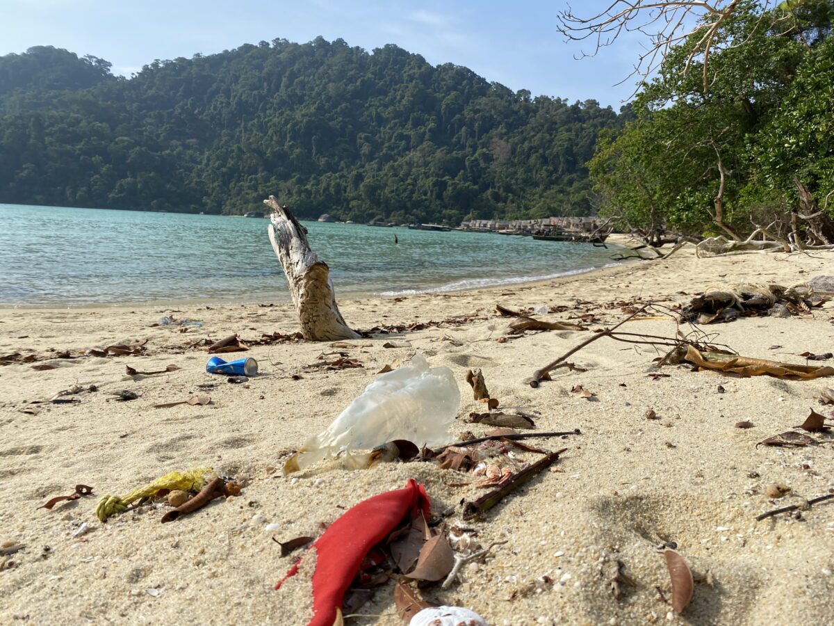 How does plastic end up in the ocean?